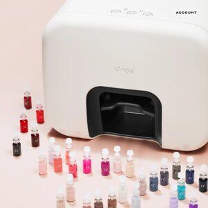 Nimble Beauty Smart Nail Polish Device - AI Powered - Comes with three polishes